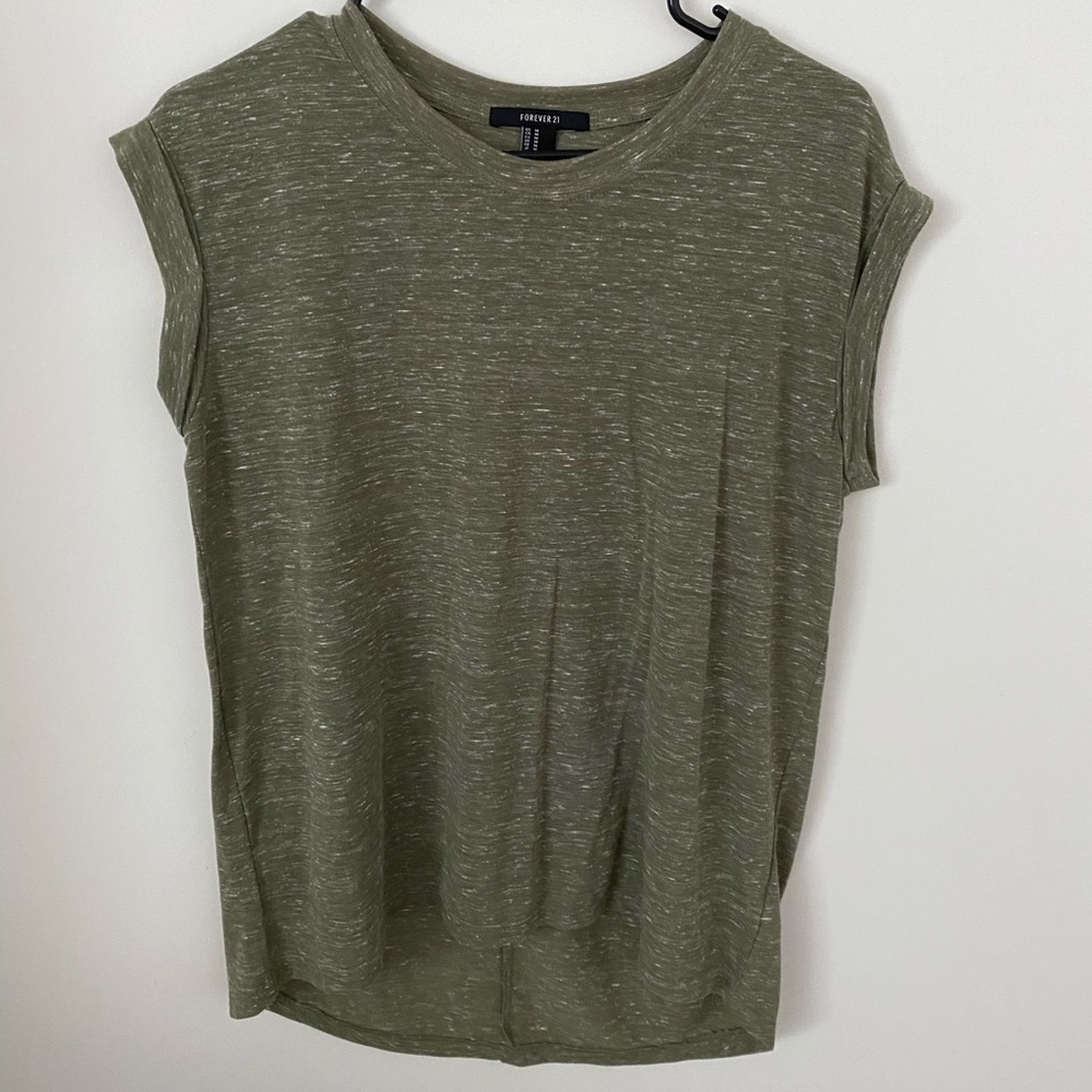 Forever 21 army green shirt size M